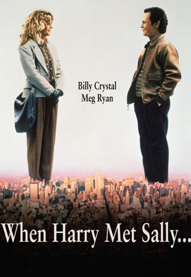 Filmen när Harry mötte Sally med Meg Ryan och Billy Crystal. 